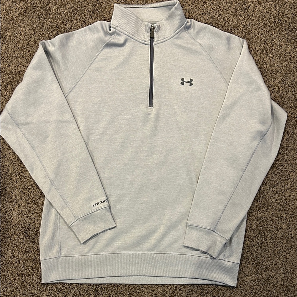 Under Armour Light Gray Half-Zip Pullover